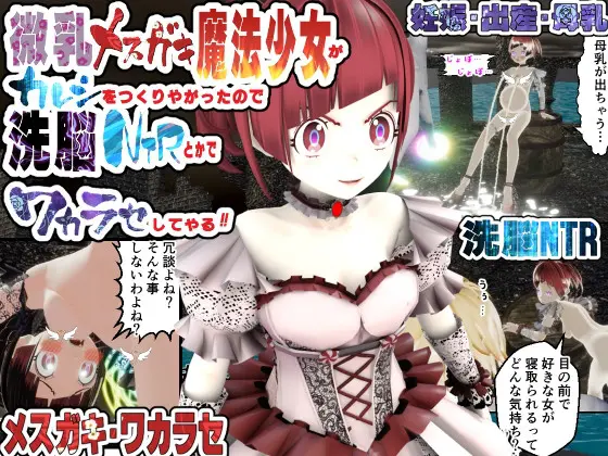 微乳メ○ガキ魔法少女がカレシをつくりやがったので洗脳NTRとかでワカラセしてやる!