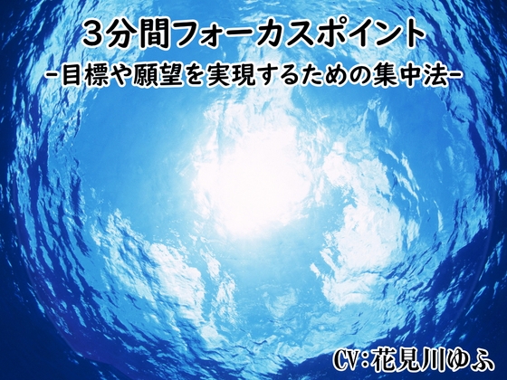「3分間フォーカスポイント」  ビジネス用マインドセット -目標や願望を実現するための集中法 -