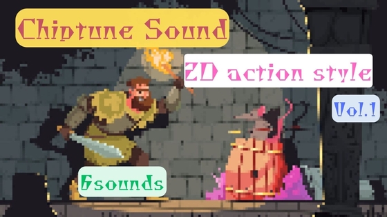 Chiptune Sound 2D action style vol.1