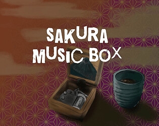 【クリエイターのためのロイヤリティフリーbgm】憂い気に散る桜の和風調オルゴール「sakura music box」ループタグ入りOgg,M4aセット