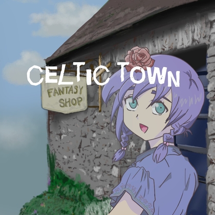 【クリエイター向けロイヤリティフリーBGM】ケルト風?踊り子が憂い気に微笑む町「celtic town」Wave