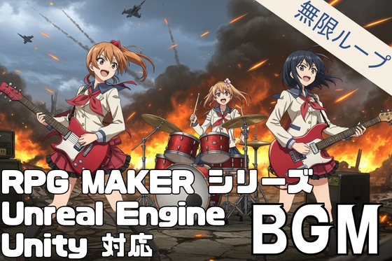 [ループ対応]ゲーム制作に即使える！血が騒ぐ戦闘曲だけを集めたロックメタルBGM集