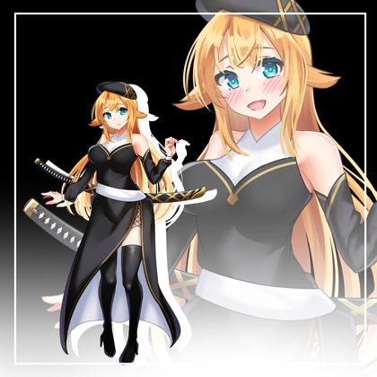 シスター風剣士 立ち絵16
