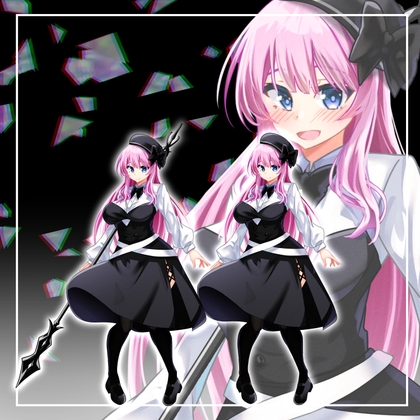 槍使いの少女 立ち絵21