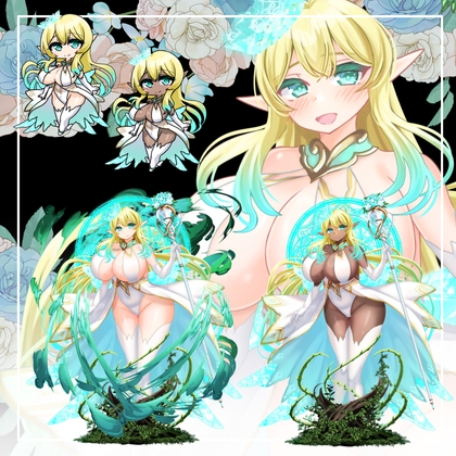 エルフ 立ち絵23