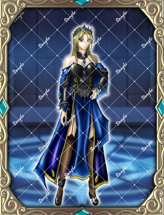 【ファンタジー/RPG向け】高貴な魔法使い/女王風 女性立ち絵素材(表情8種)