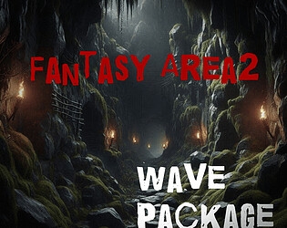 【BGMアセット・フリーBGM集】ファンタジーな雰囲気のダンジョン系BGM集・第二弾「Fantasy Area2」Wave5点パック