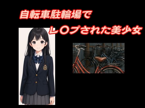 自転車駐輪場でレ〇プされた美少女