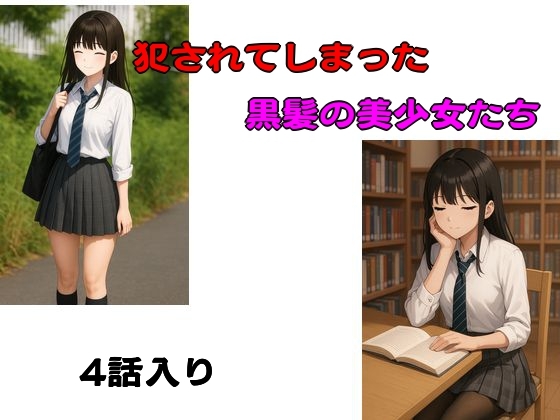 犯されてしまった黒髪の美少女たち 四話入り