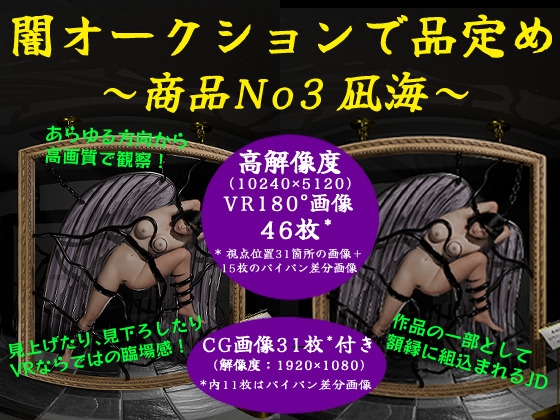 闇オークションで品定め〜商品No3 凪海〜