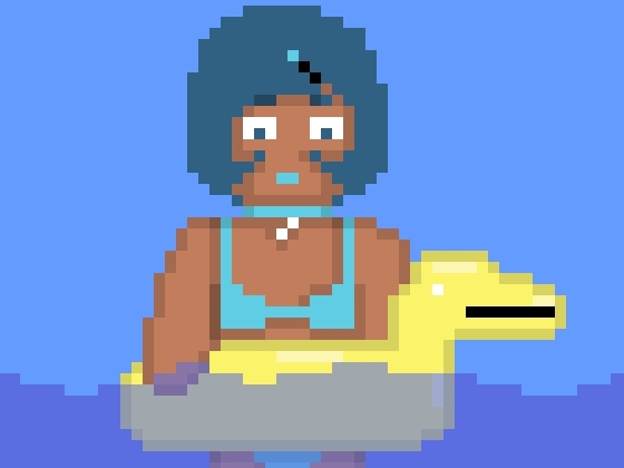 実体の妻探し ビーチにて