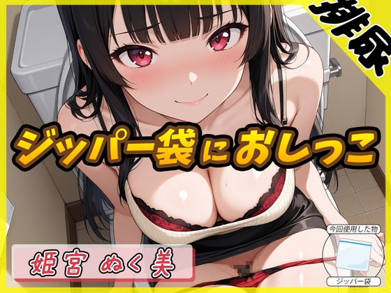 【排尿音】オナニスト&オナニージャンキーの同人声優 姫宮ぬく美「ジッパー袋におしっこ」【姫宮ぬく美】