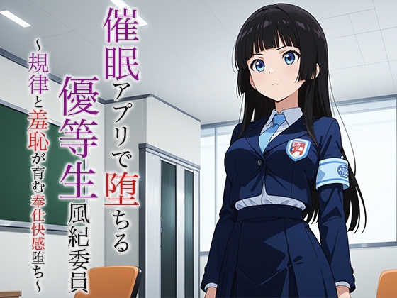 催○アプリで堕ちる優等生風紀委員 ～規律と羞恥が育む奉仕快感堕ち～