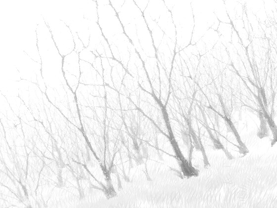 枯れ木 ブラシ