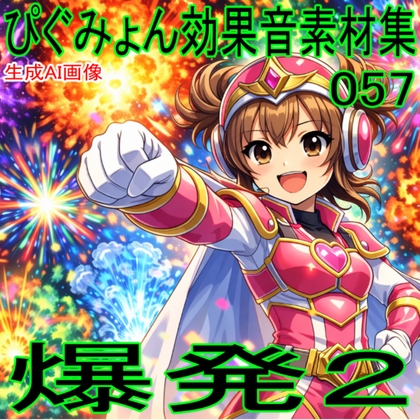 ぴぐみょん効果音素材集057爆発02