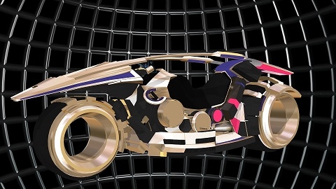 MMD乗り物モデル STRIDE-DBXArdon