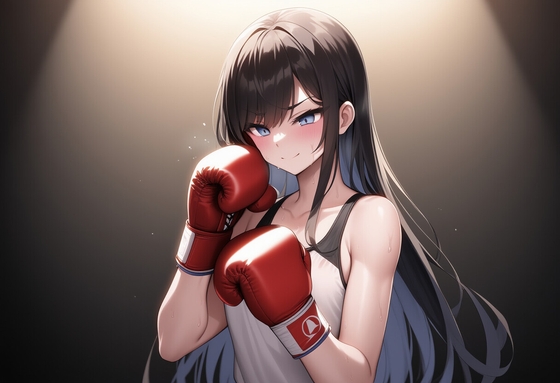借金を返すために裏ボクシングの試合に臨んだら、女にKO負けしてお仕置きでボコられる話