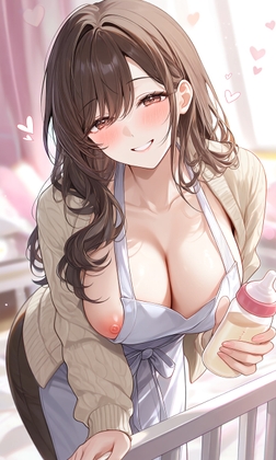 『【授乳手コキ】バブみママのおっぱいに顔を埋めて……♡ 度直球な言葉責めでドロドロにイかされる赤ちゃんプレイ』