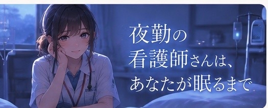 夜勤の看護師さんは、あなたが眠るまで