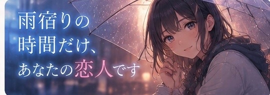 雨宿りの時間だけ、あなたの恋人です