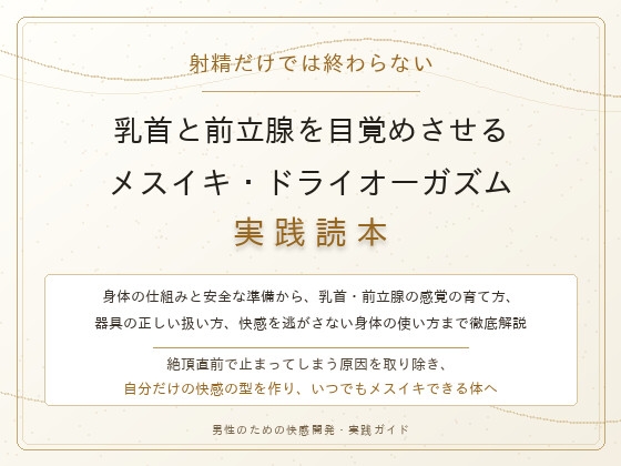 【完全版】射精だけでは終わらない 乳首と前立腺を目覚めさせる メスイキ・ドライオーガズム実践読本