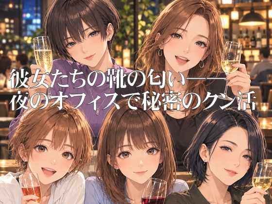 「彼女たちの靴の匂いーー夜のオフィスで秘密のクン活」(隙間売ト)