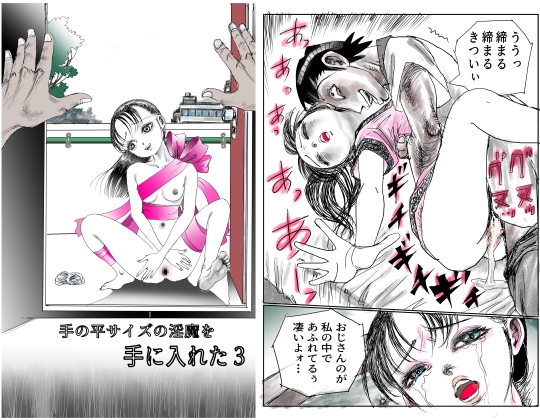 「手の平サイズの淫魔を手に入れた3」(とろかつお)