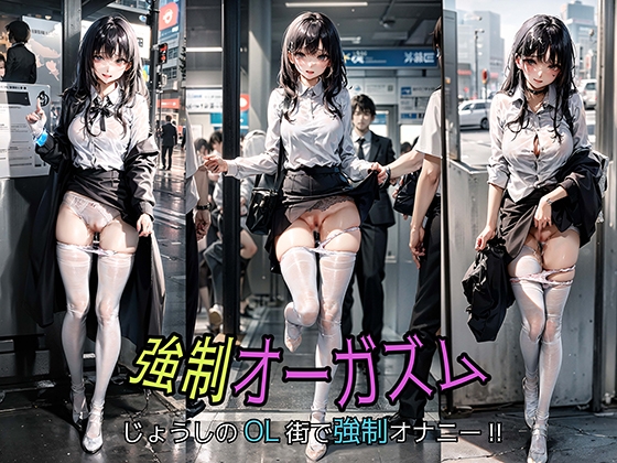 【強制オーガズム】じょうしのOL街で強制オナニー