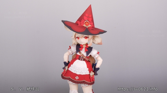 ペーパークラフト 星燭に揺れる爛花(原○二次創作)