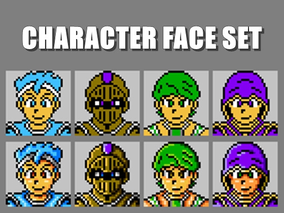 CHARACTER FACE SET