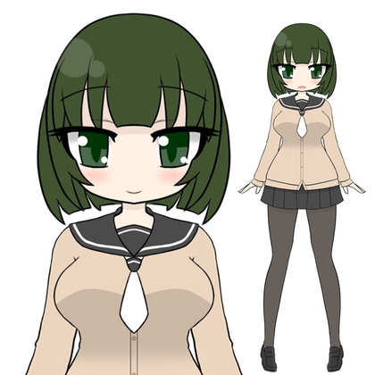 立ち絵素材ポップCカーディガン