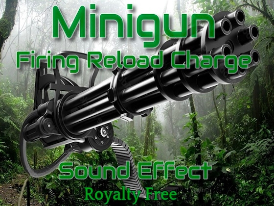 Minigun Mini Gun ミニガン 銃声 効果音 リロード音 チャージ音!