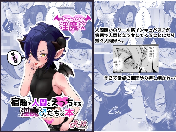 宿題で人間とえっちする淫魔くん♂たちの本 〜ぼくの可愛い淫魔くん編〜