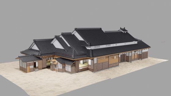 3DCG 旧杉山家住宅(重文・大阪)