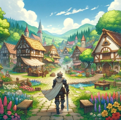 【RPG・ゲーム用】シナリオ用・フィールド用短編BGM6曲(~2:00)〜ハープ・街, 村風〜(著作権フリー)