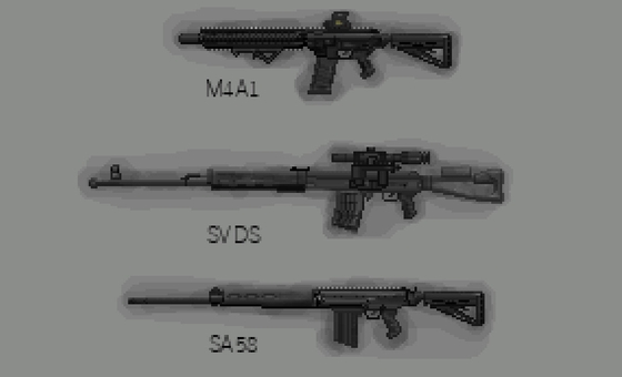 SVDS M4ACarbine SA58 图片素材(Picture material)