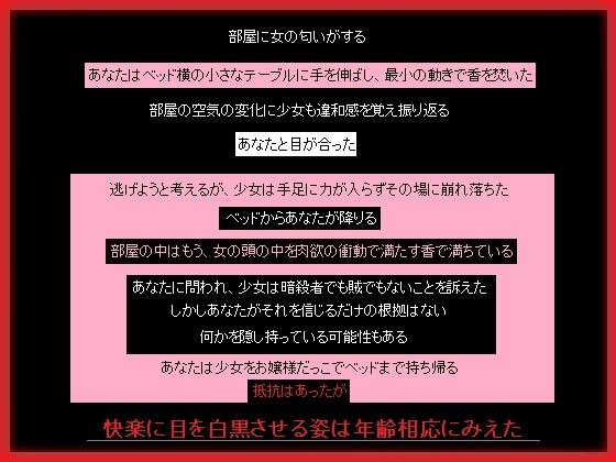 忍び込んだ少女を、あなたは帰さない